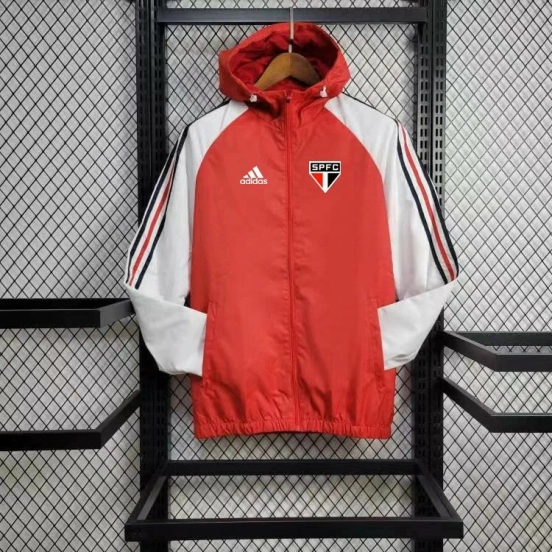 24/25 Sao Paulo Red Windbreaker