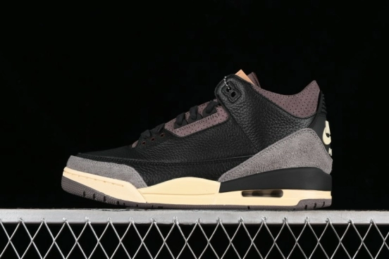Nike A Ma Maniere x Air Jordan 3 Retro Black Sneakers - FZ4811-001