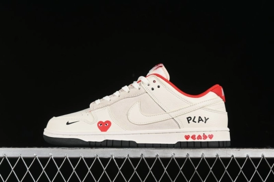 Nike SB Dunk Low Comme des Garcons Anniversary Custom Low-Top Casual Skate Shoes - KK1688-081