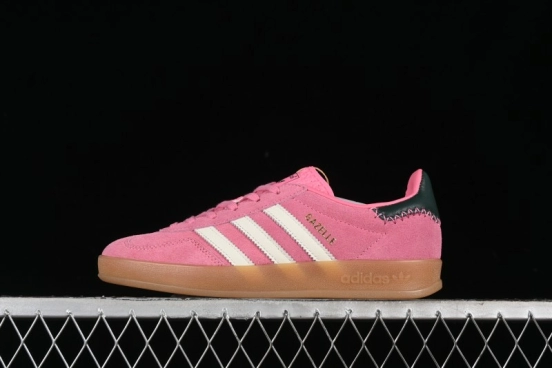 Adidas Originals Gazelle Indoor JI2014 Low-Top Sneakers with Thick Sole for Casual Wear Anti-Slip and Durable - JI2014