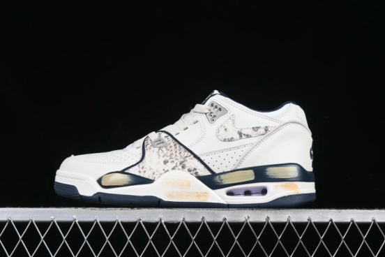 Nike Air Flight 89 Low Year of the Snake Theme Air Cushion Basketball Shoes - FQ8256-001