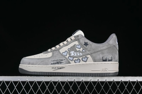 Nike Air Force 1 '07 Low "Lose Heart" Custom Casual Sneakers - CW2288-668