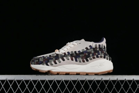 Nike Air Footscape Woven Asymmetrical Weave Slip-Resistant Low-Top Lifestyle Sneakers - FV3615-191