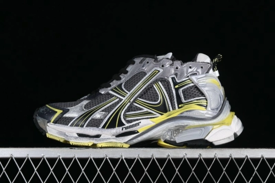 Balenciaga Runner Kith Four Color Retro Casual Sneakers - W3RMU1279