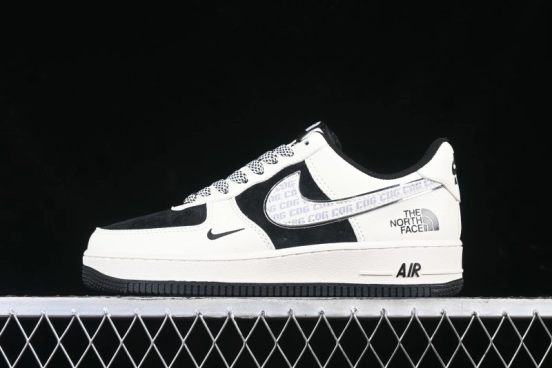 Nike Air Force 1 '07 Low The North Face x CDG Black White Casual Sneakers - BB7518-013