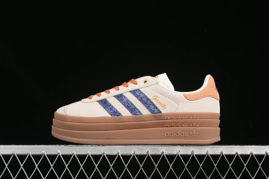 Adidas Originals Gazelle Bold Casual Sneakers with Anti-Slip Durable Sole - JQ0955