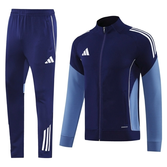 2025 Adidas Navy Full Zipper Jacket + Long Pants