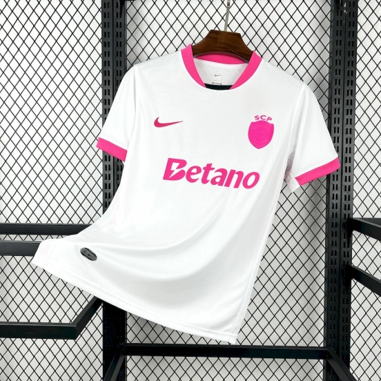 2025/26 Mens Sporting CP Pink October Jersey