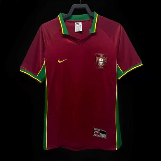 Retro 1998 Portugal Home Jersey