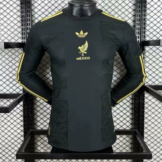 Player Version 2025 Mexico Gold Cup Long Sleeve Special Jersey