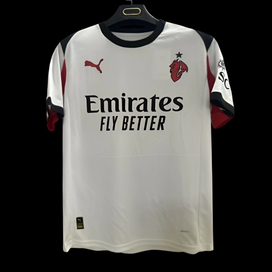 25/26 AC Milan Away White Jersey