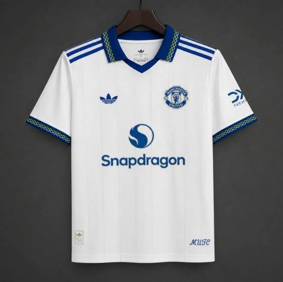 26/27 Manchester United White Pinstripe Away Jersey | Yupoo Store