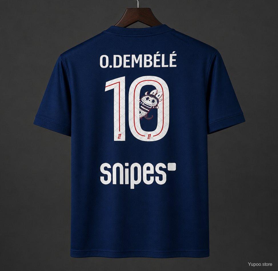 25/26 PSG Home Jersey With O.Dembélé 10 Labubu Printing | Yupoo Store